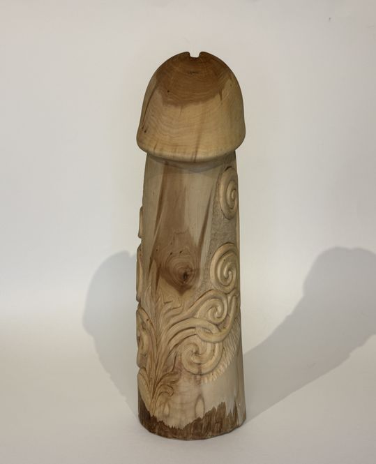 Hovedbilde Staskuk, treskulptur