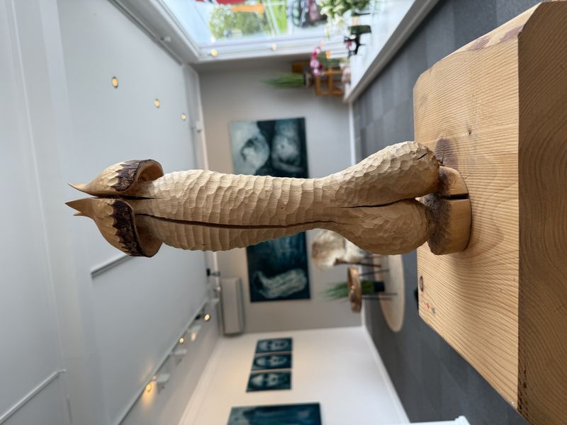 Granatballer, treskulptur