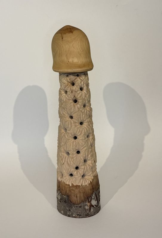 Kjøttfløyta, treskulptur